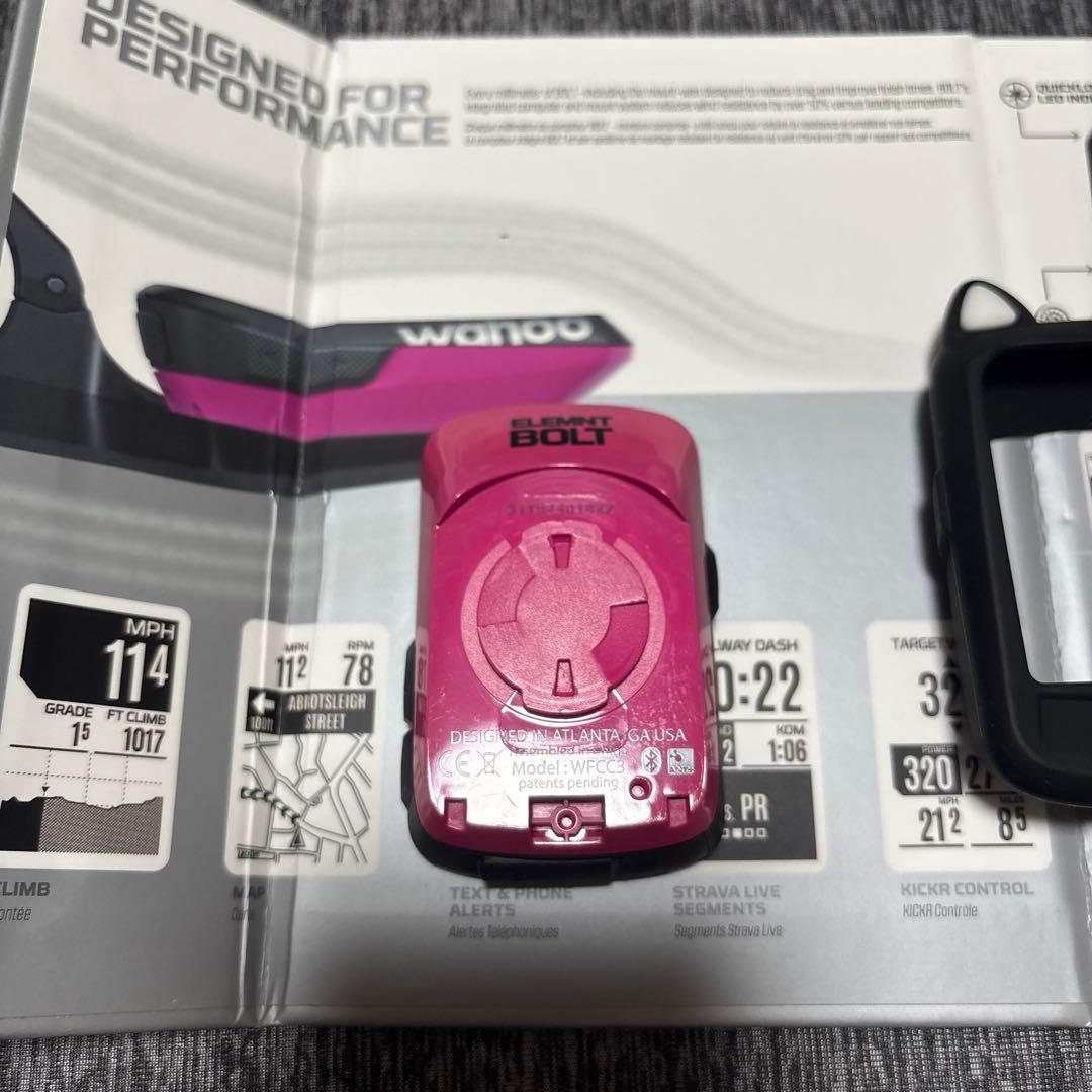 wahoo ELEMNT BOLT GPSサイクルコンピュータ 限定版