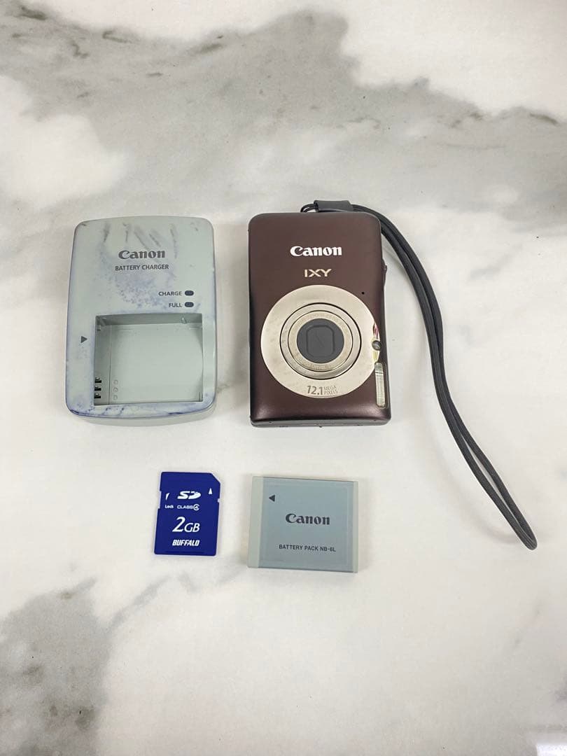#【稼働確認済み】Canon キャノン IXY 200F ブラウン