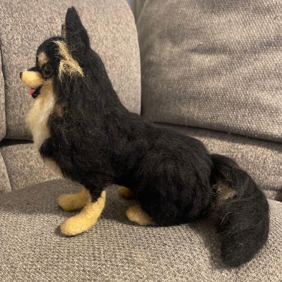 羊毛フェルト　チワワ　犬