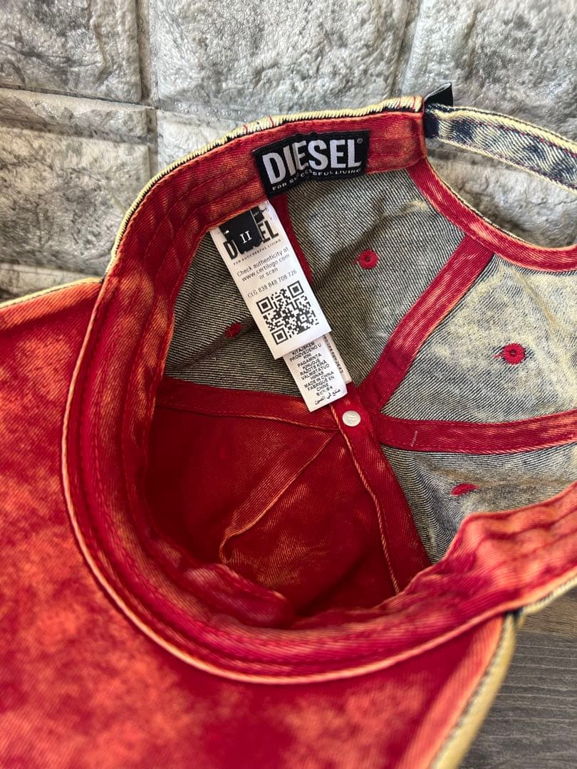 DIESEL denim cap C-Seymon デニムキャップ 新品 正規品