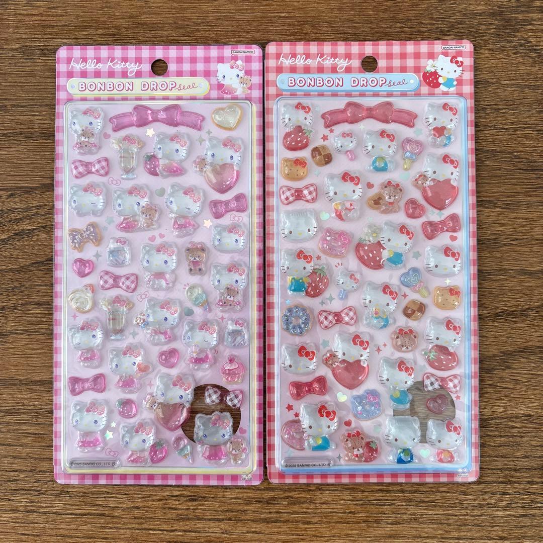【正規品】　サンリオ　第2弾　ボンボンドロップシール　5種セット