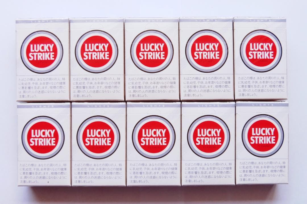 マルボロ / ラッキーストライク F1限定空箱 各10個 ＋ マルボロ F1灰皿