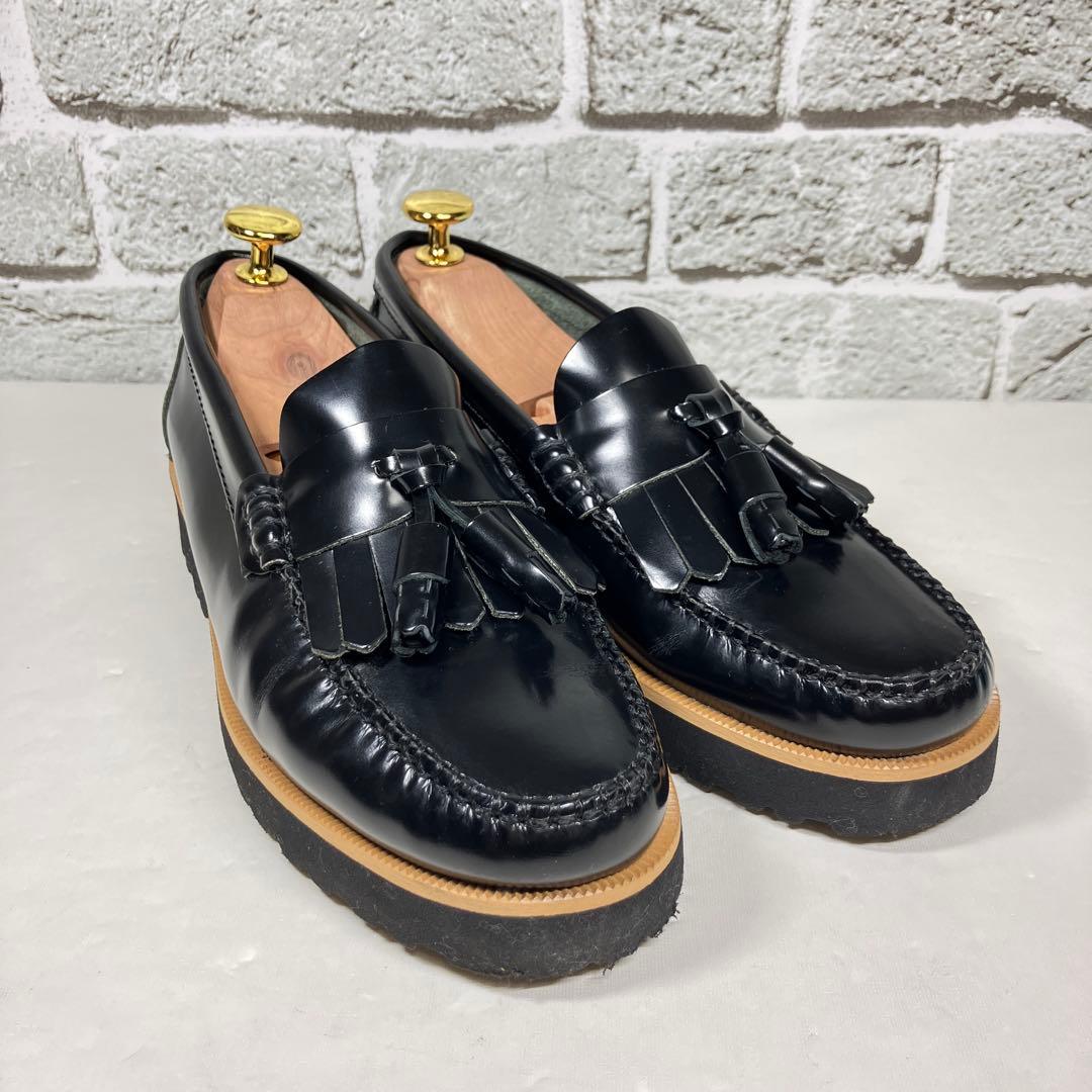 【極美品】ARTESANOS タッセルローファー 23cm 黒 レザー 軽量