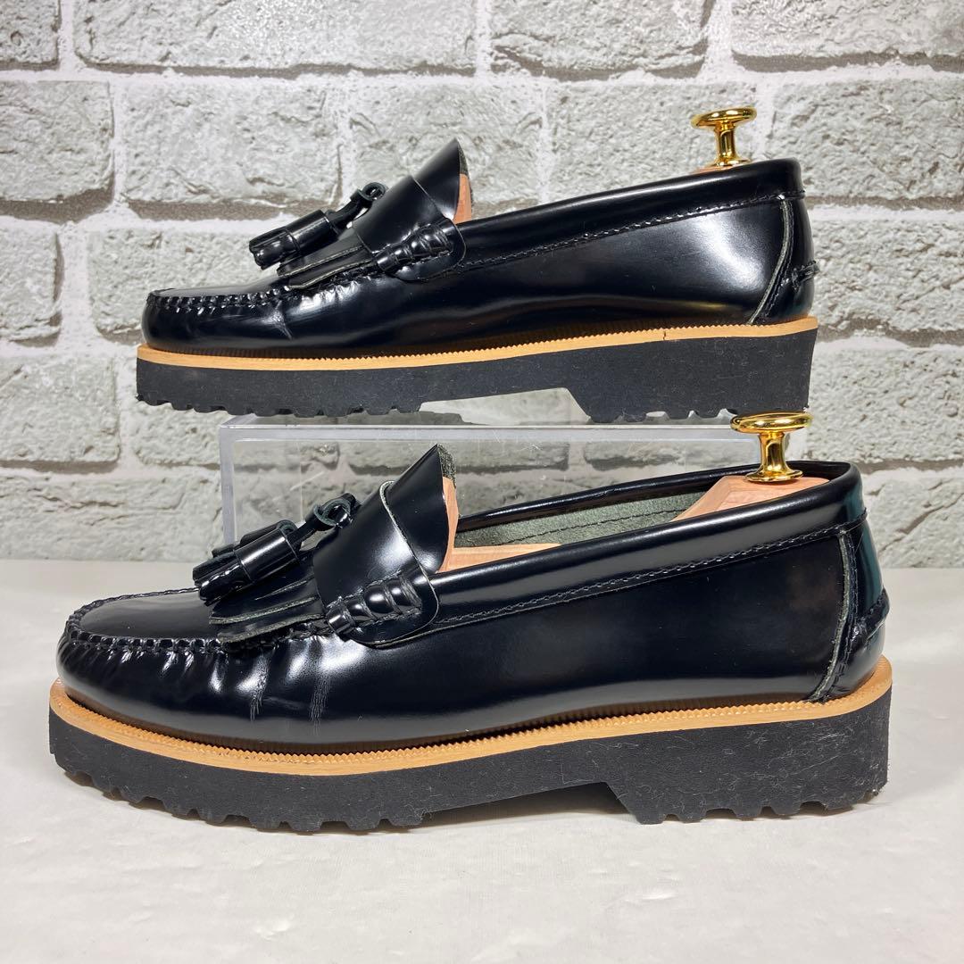 【極美品】ARTESANOS タッセルローファー 23cm 黒 レザー 軽量