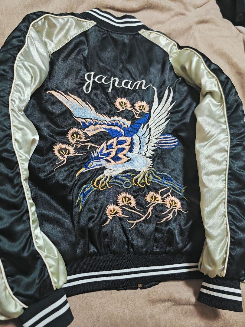 日本 JAKE 限定 ワシ スカジャン unisex サテン vintage