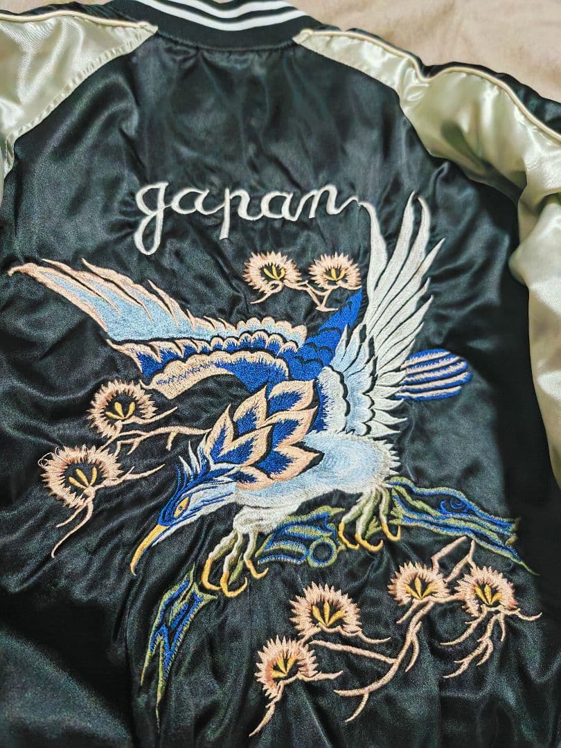 日本 JAKE 限定 ワシ スカジャン unisex サテン vintage