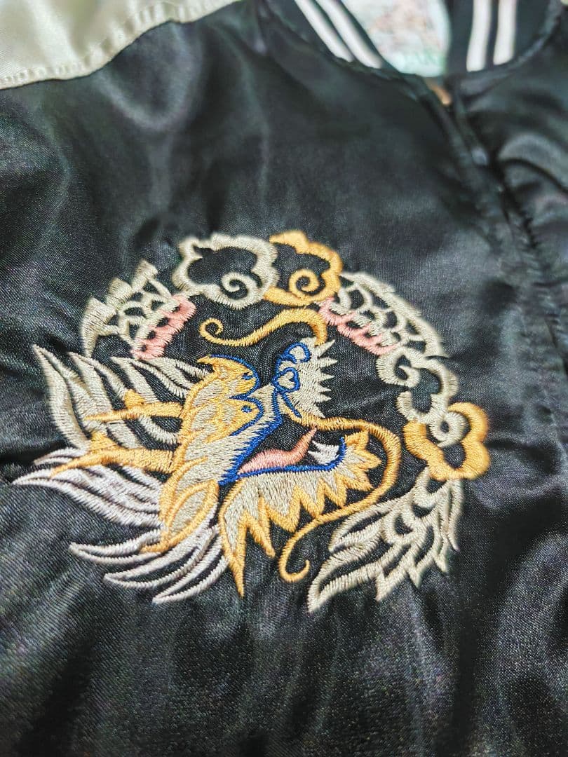 日本 JAKE 限定 ワシ スカジャン unisex サテン vintage