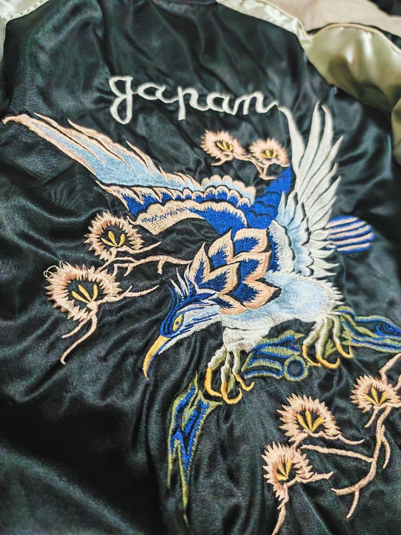 日本 JAKE 限定 ワシ スカジャン unisex サテン vintage