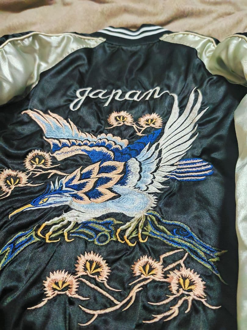 日本 JAKE 限定 ワシ スカジャン unisex サテン vintage