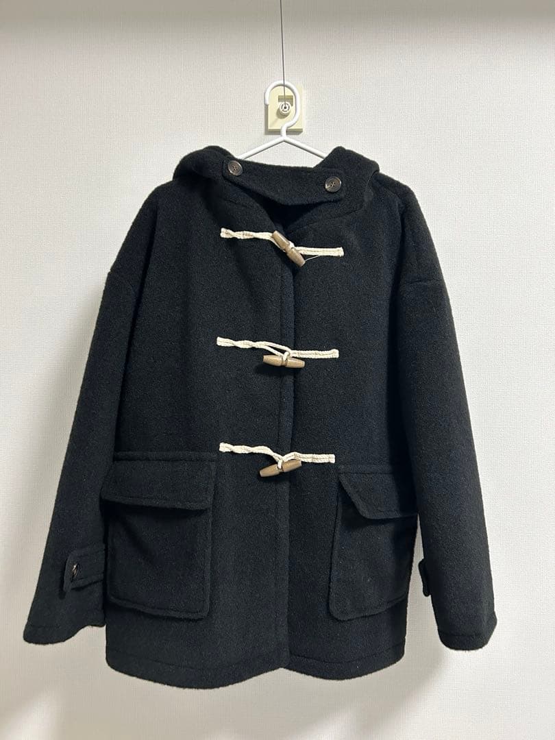 【Y】CPCM スライバーダッフルコート　ブラック