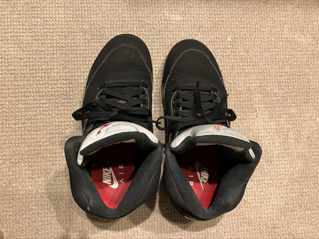 ナイキ エアジョーダン5 レトロ OG メタリックシルバー　(2016)