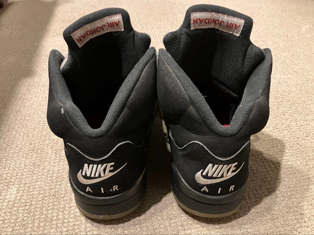 ナイキ エアジョーダン5 レトロ OG メタリックシルバー　(2016)