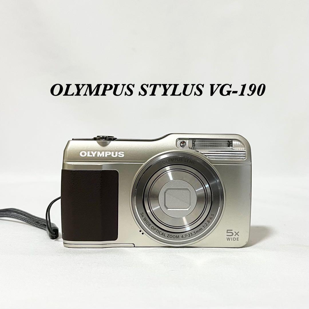 【完動品】OLYMPUS STYLUS VG-190 デジタルカメラ 動作確認済