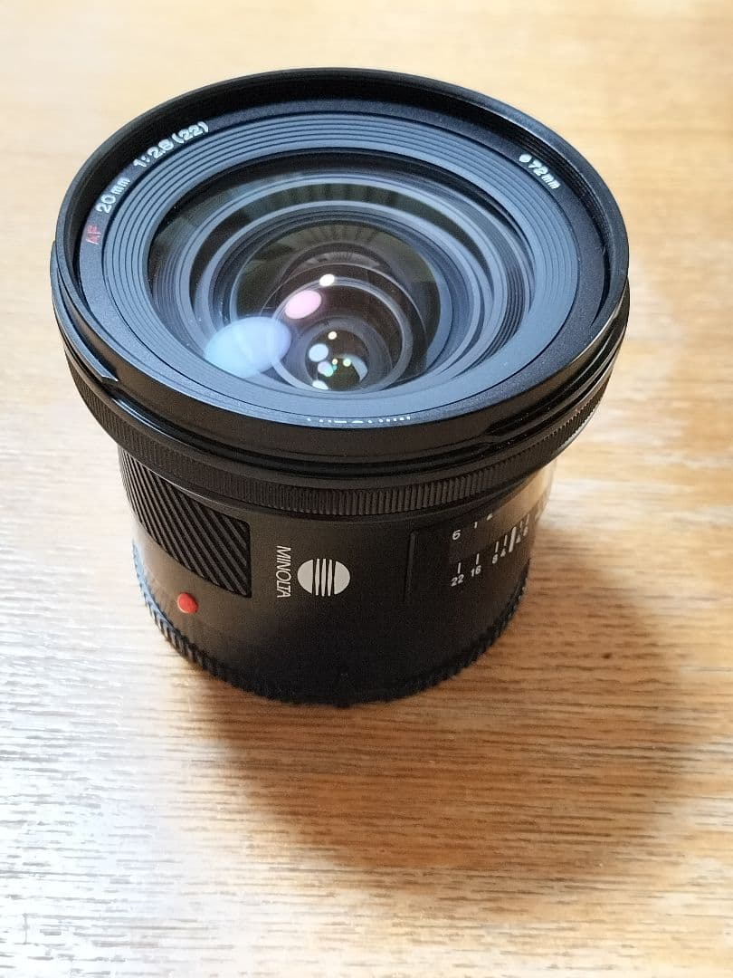 MINOLTA AF 20mm F2.8 レンズ