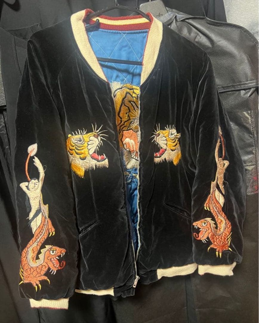 K*9様 港商　東洋　スペシャルスカジャン 虎 沖縄 別珍