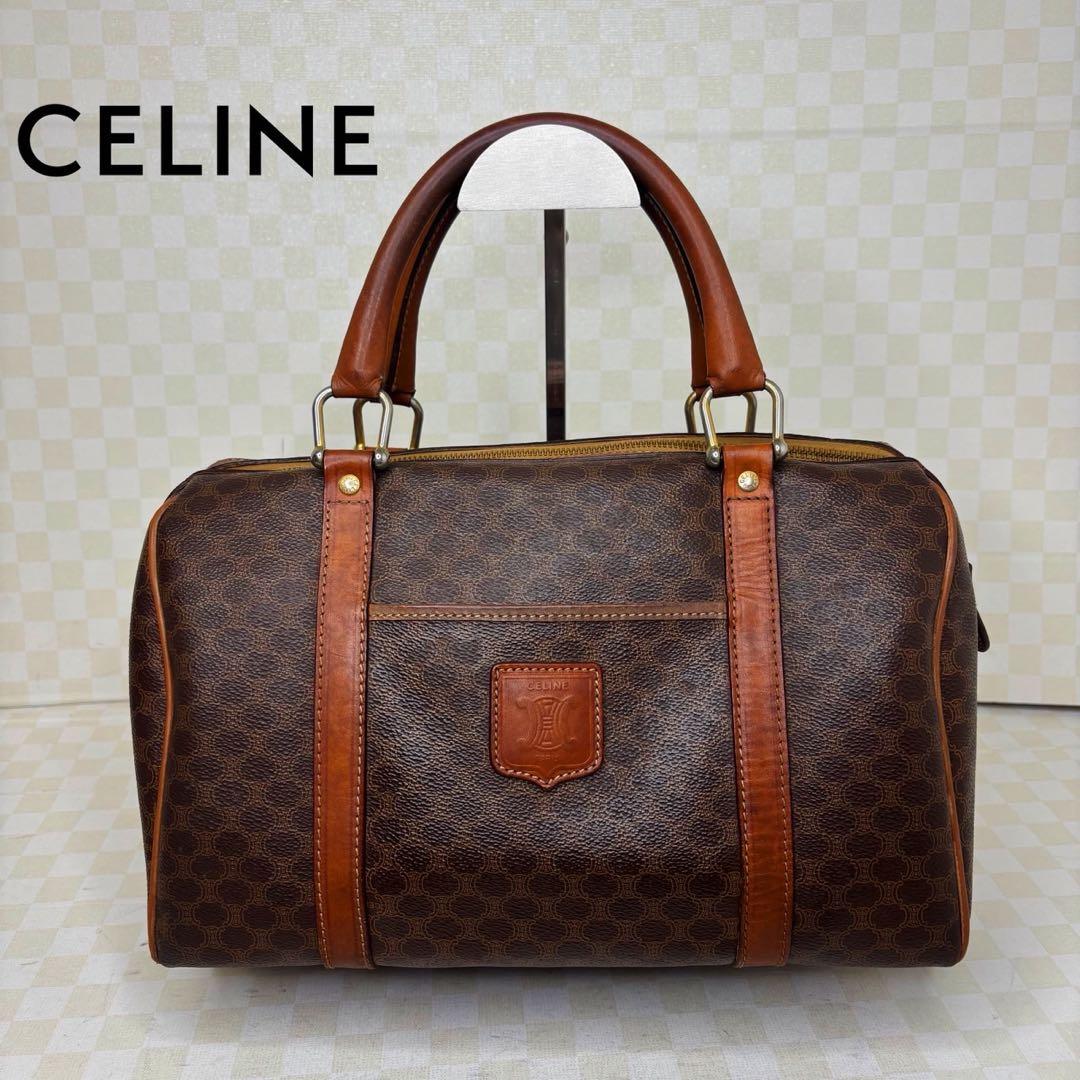極美品　CELENE セリーヌ　ハンドバッグ　ミニボストンM001