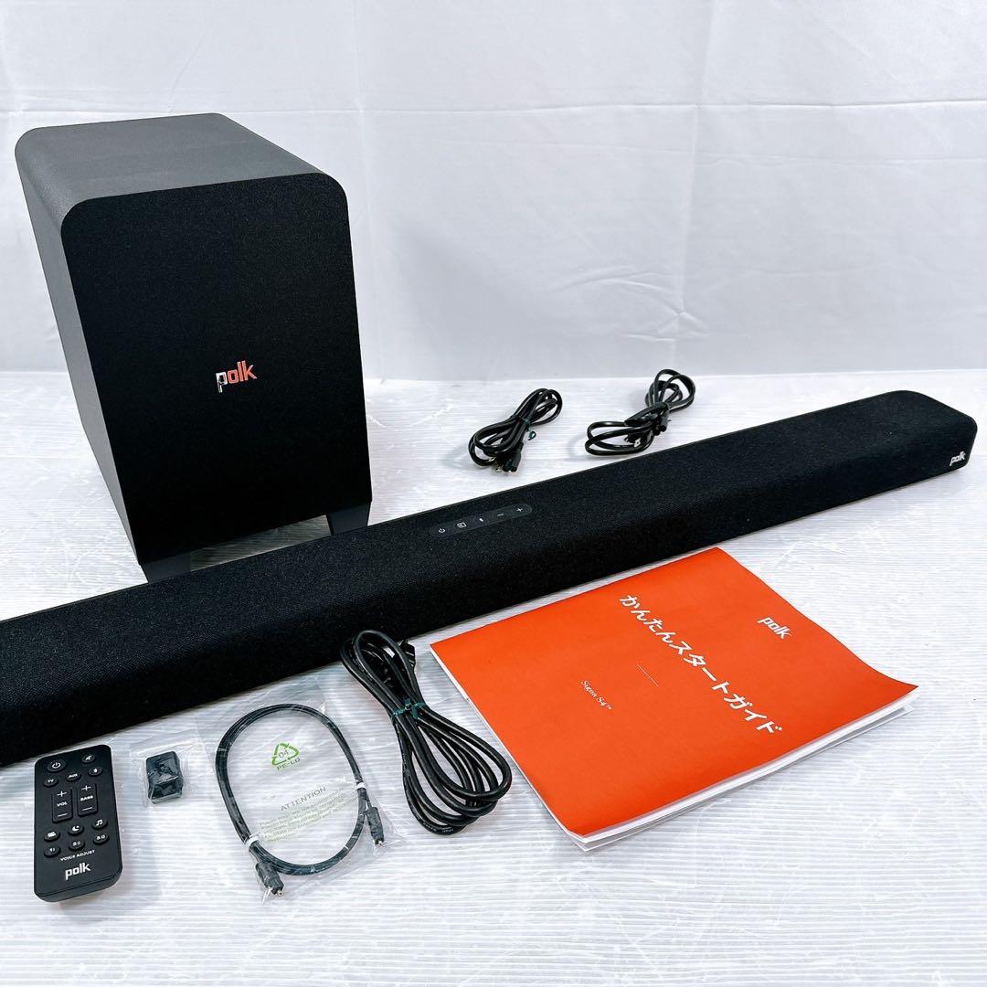 【極美品】Polk ポークオーディオ Signa S4 ワイヤレスサウンドバー