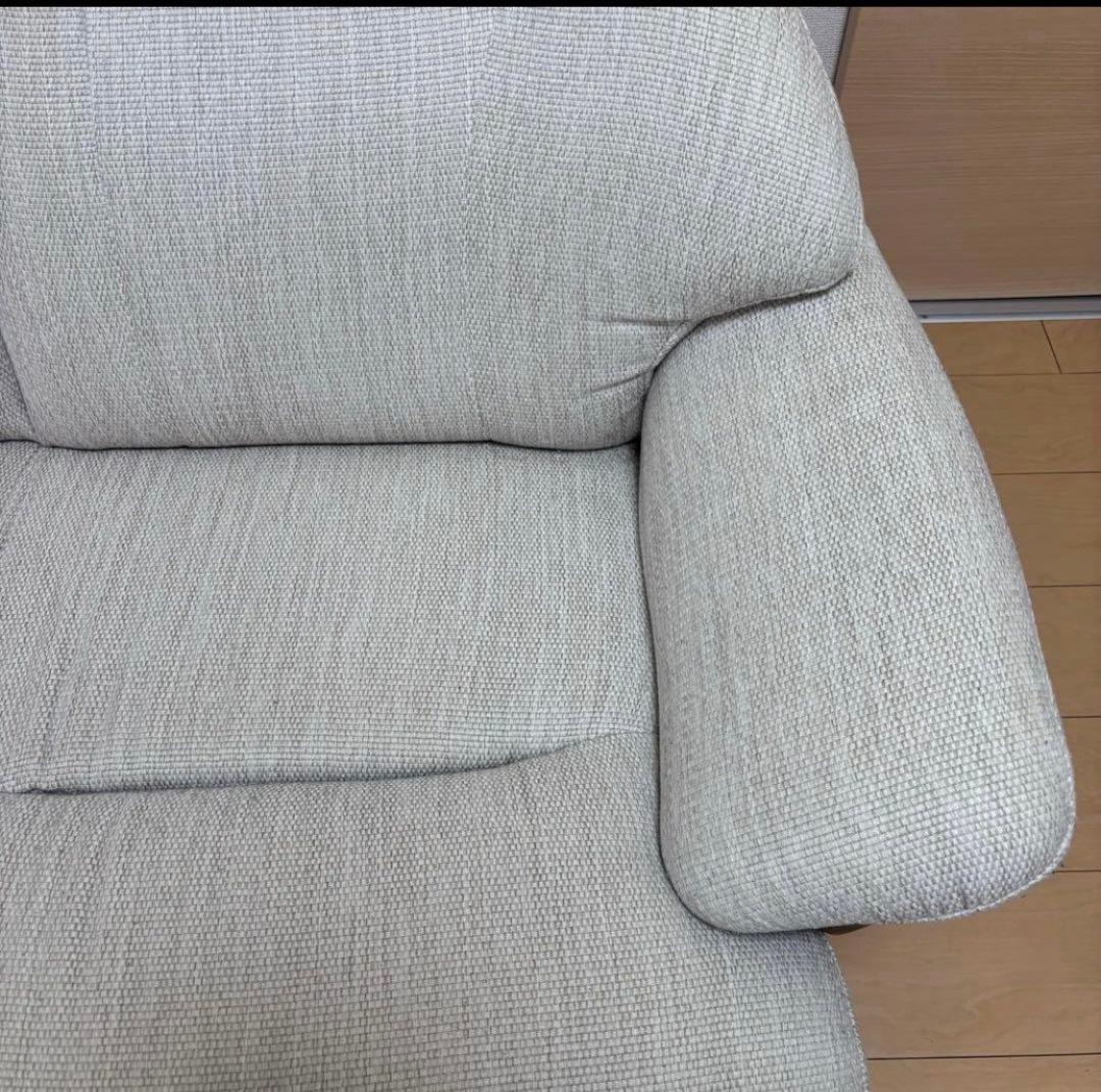 大幅値下げ　ニトリ コウテイソファ 2人掛け 布製 アイボリー 美品