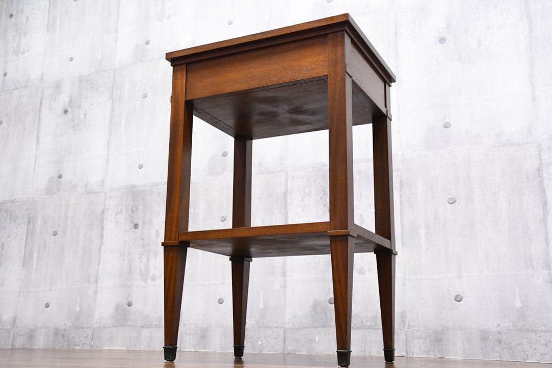 EJK39 ドレクセルヘリテイジ トライユン サイドテーブル 電話台 マホガニー