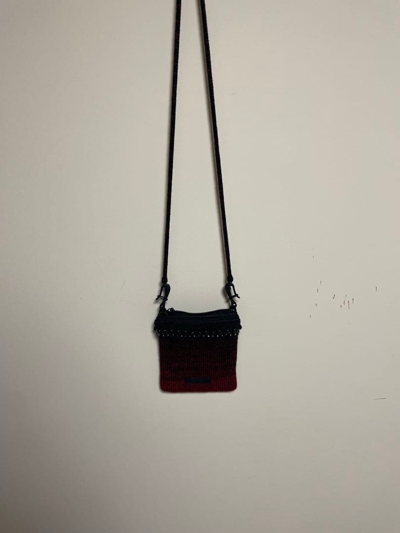 undercover 09aw EARMUFF グラデーション　ニット　ポーチ