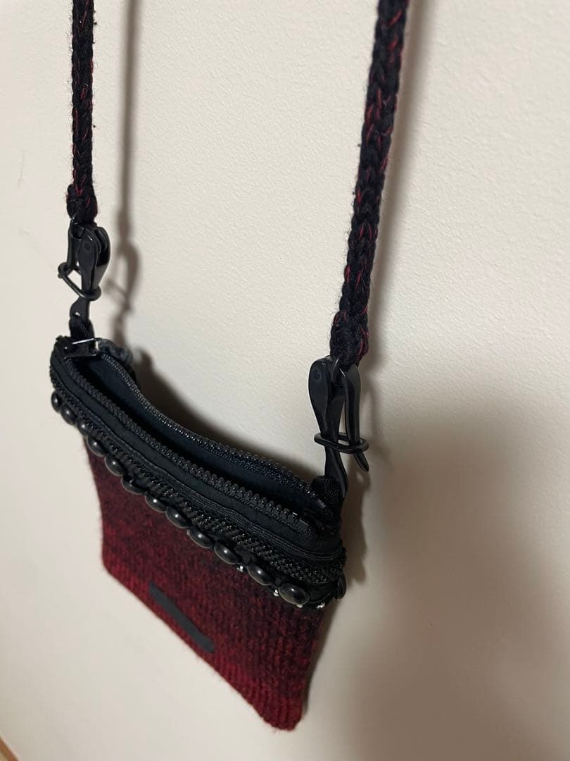 undercover 09aw EARMUFF グラデーション　ニット　ポーチ