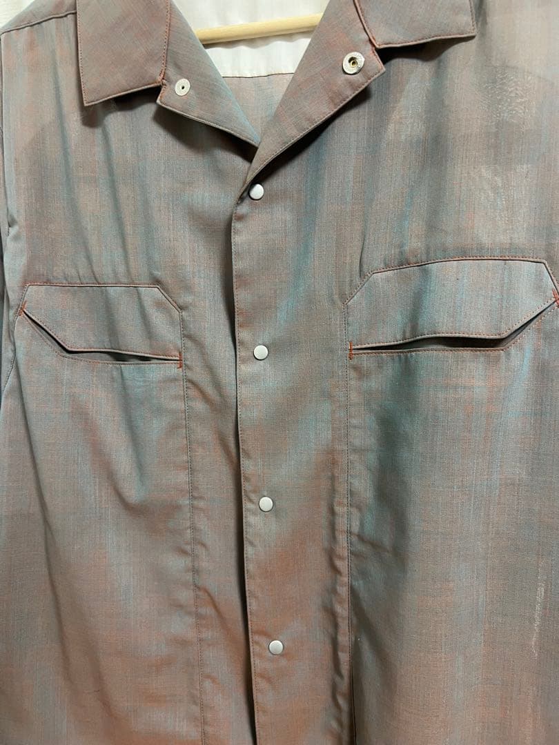 トップス OPPOSE DUALITY 25ssChambray Panel Shirts