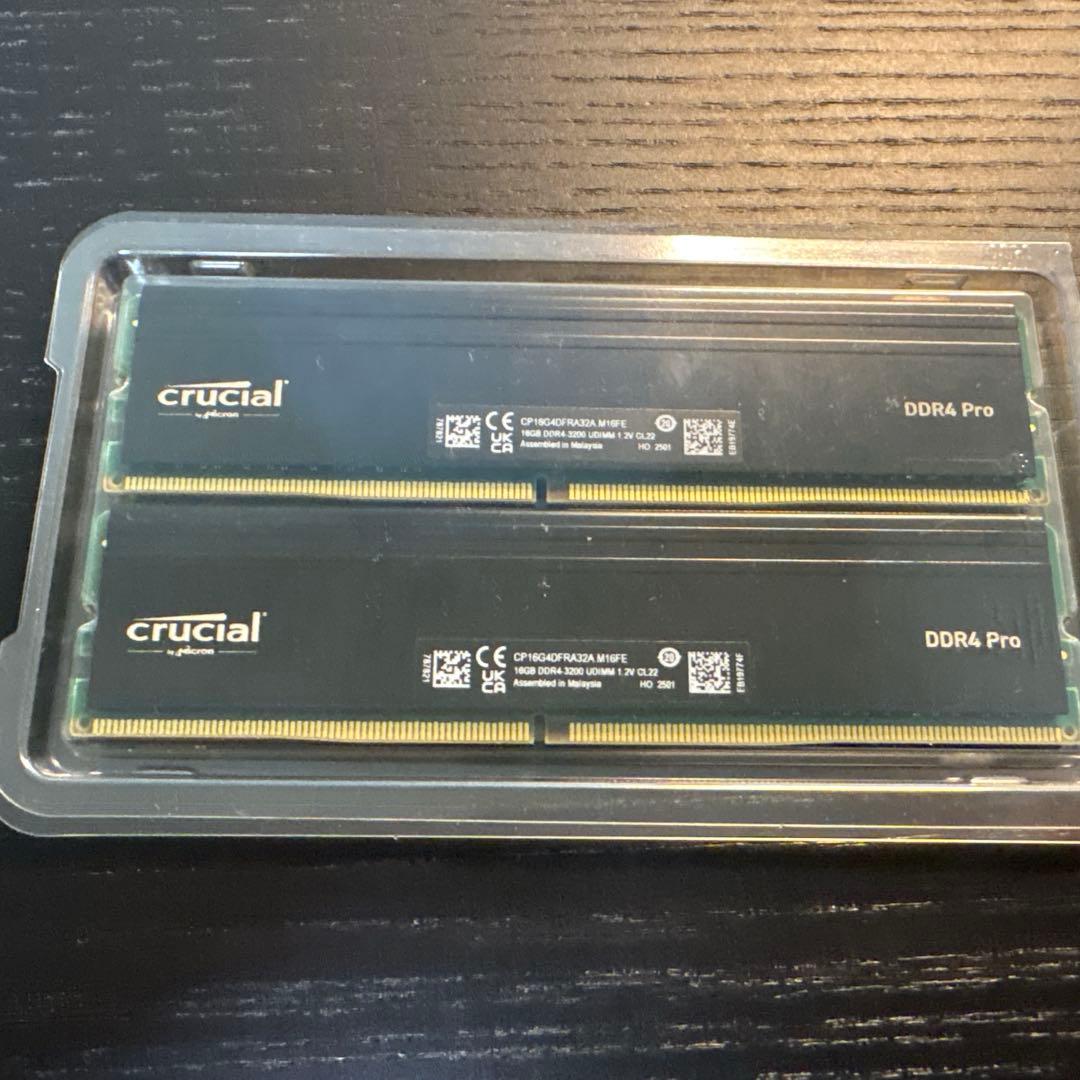 Crucial PRO 16GB×2 DDR4-3200