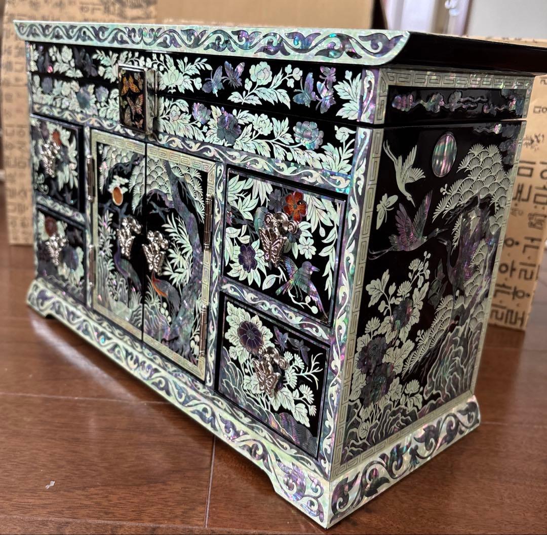 韓国螺鈿　ジュエリーボックス