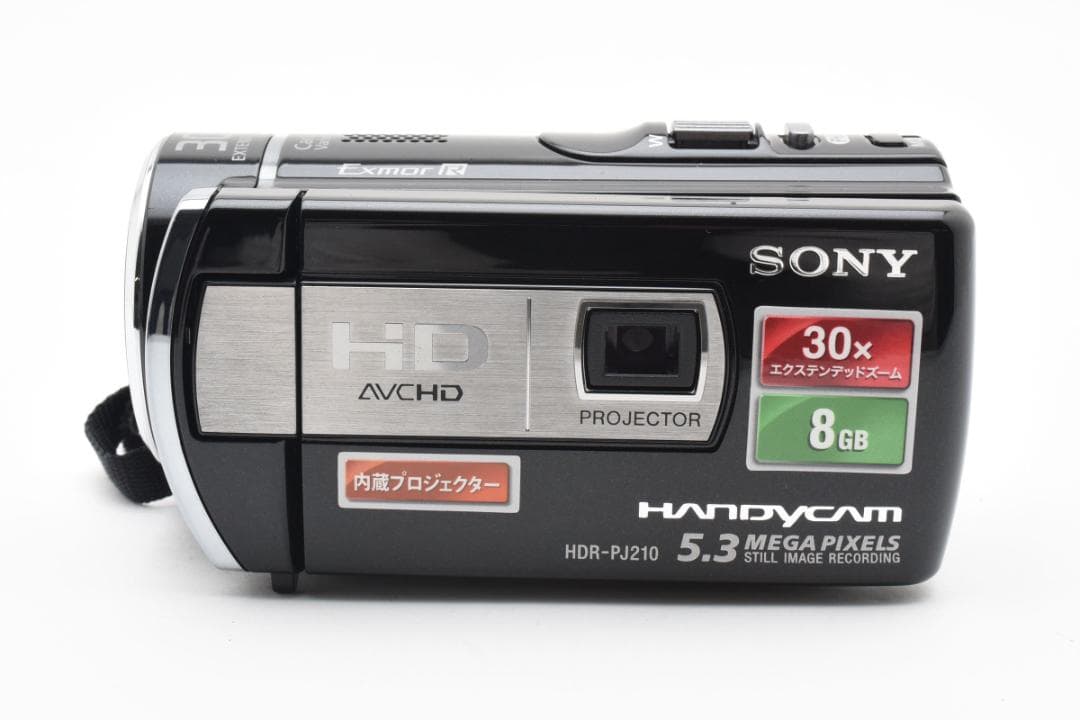 【美品】SONY HANDYCAM HDR-PJ210 ブラック　動作確認済