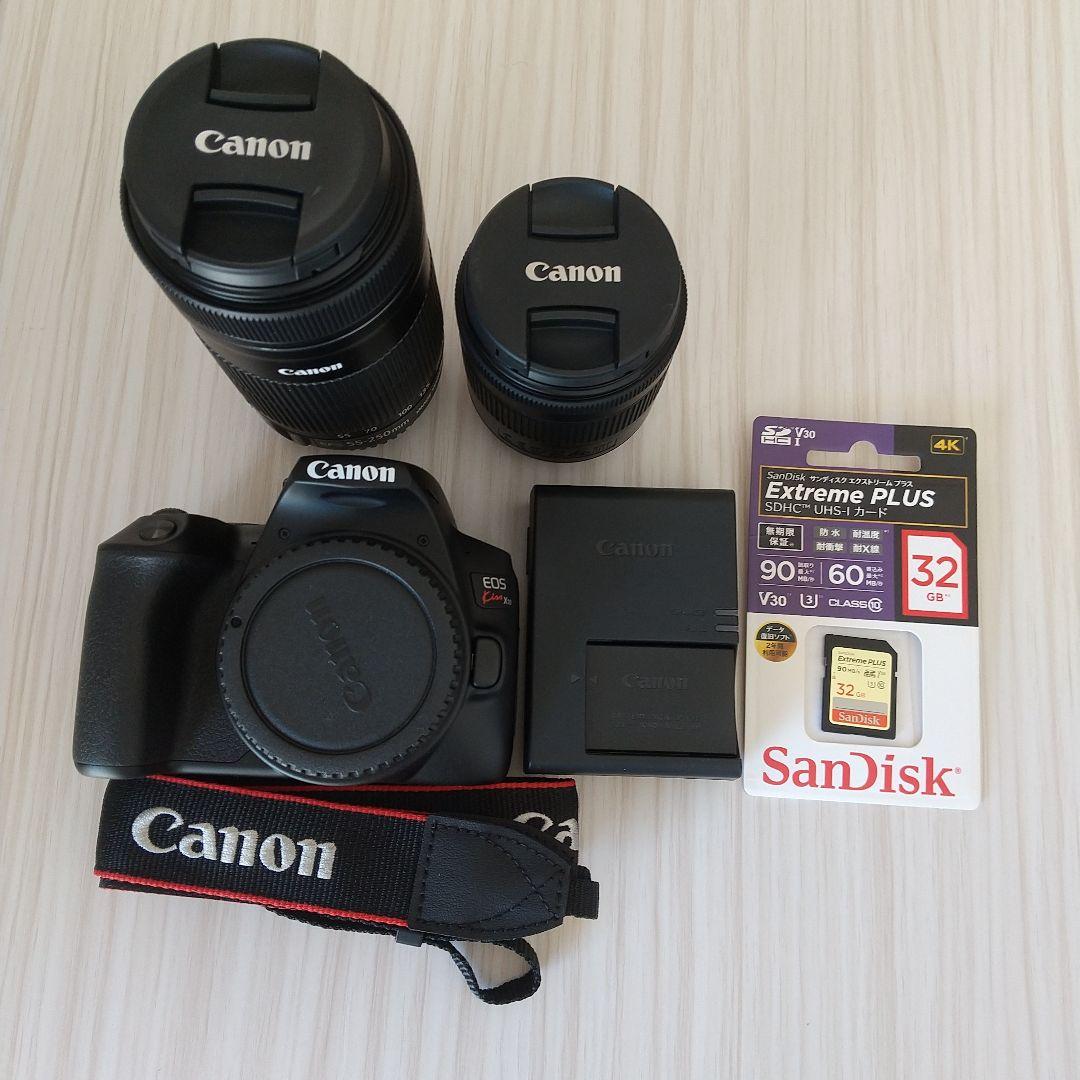 Canon EOS KISS X10 Wズームキット BK