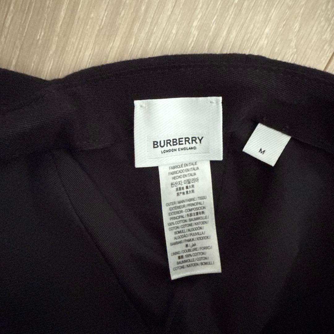 美品　バーバリー BURBERRY TB ベースボールキャップ ブラックM