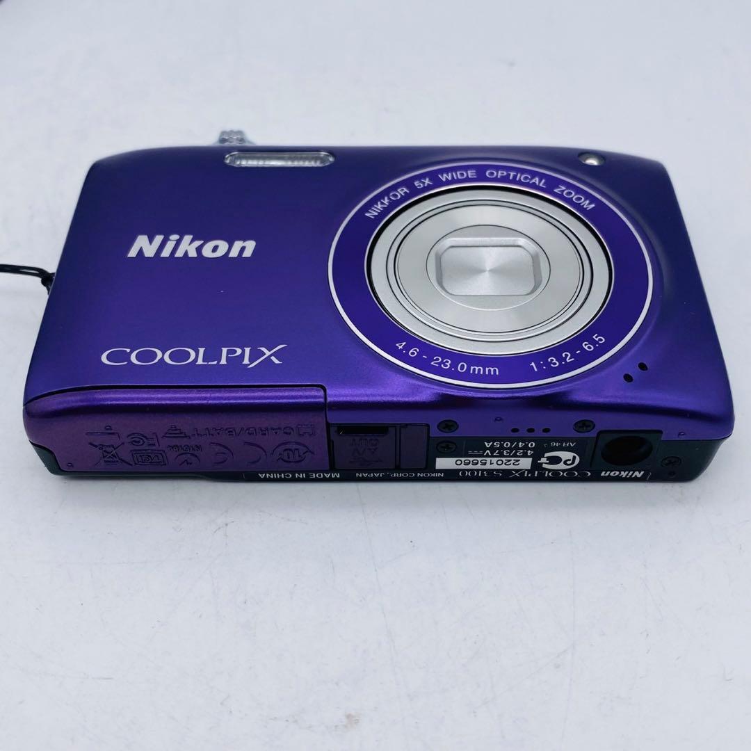 【美品動作確認済み】Nikon COOLPIX S3100