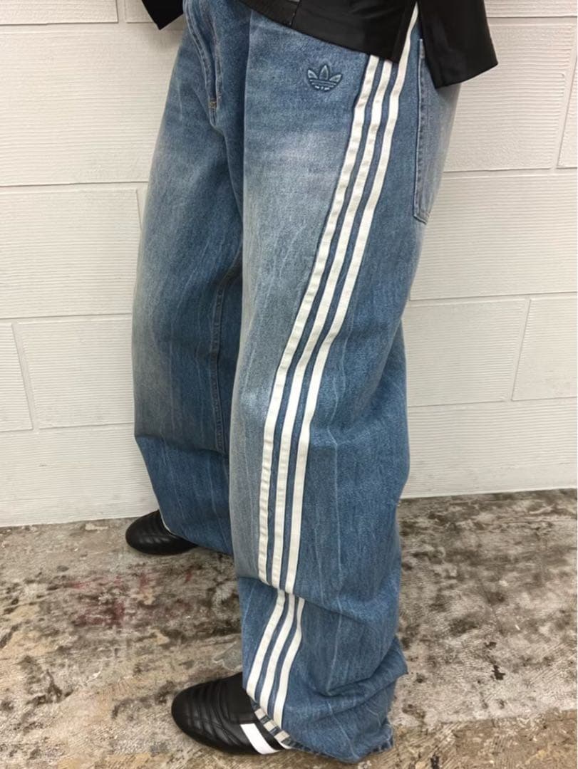 29新品】Adileniumシーズン3 ルーズフィット デニムパンツ インディゴ