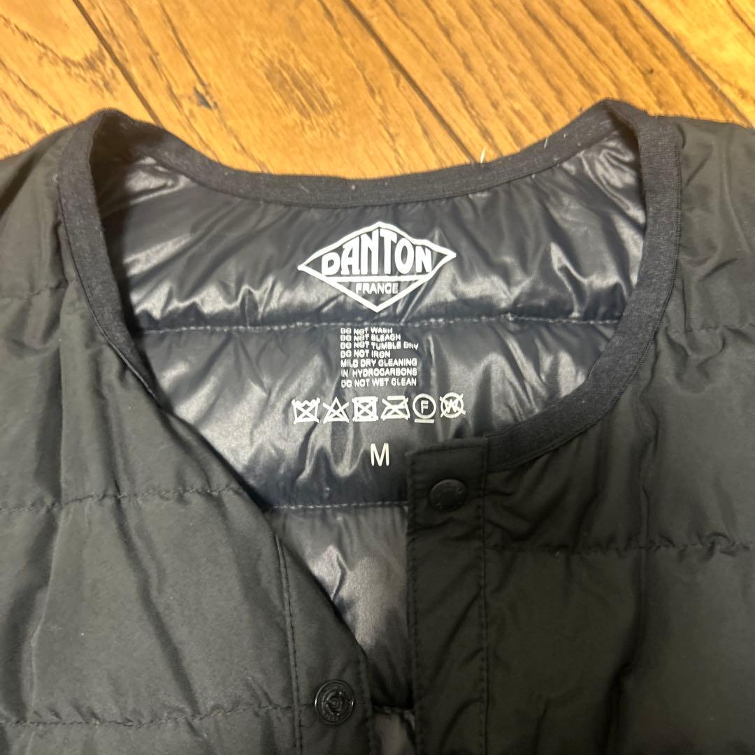 美品　ダントンダウンジャケット　ブラックM