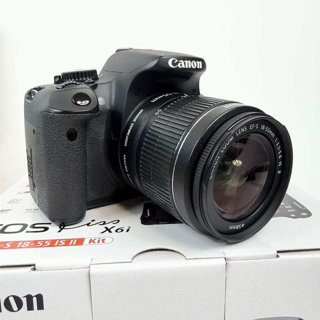 Canon EOS kiss X6i ダブルズームレンズキット キャノン カメラ