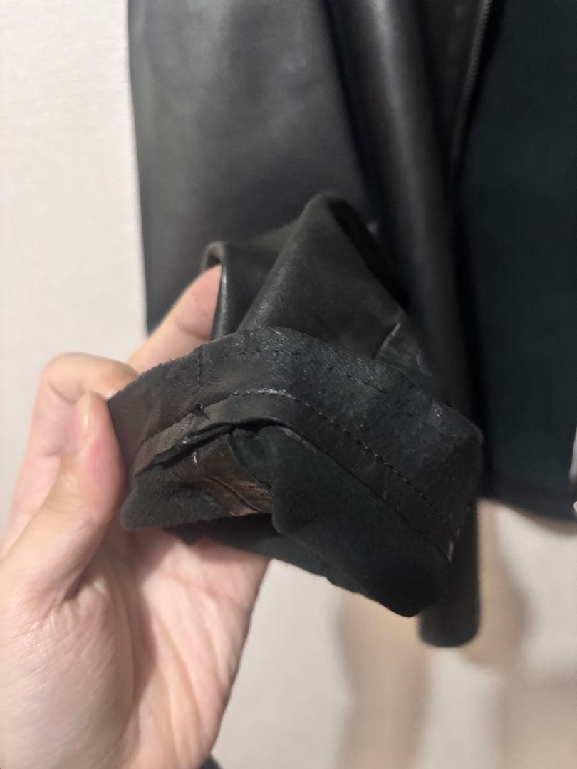 クロムハーツChrome Heartsオールドシングルライダースレザージャケット