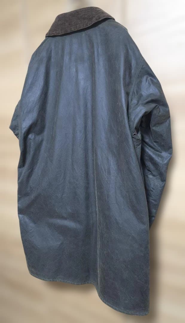 Barbour BORDER ボーダー 90s 44 セージ リワックス済！