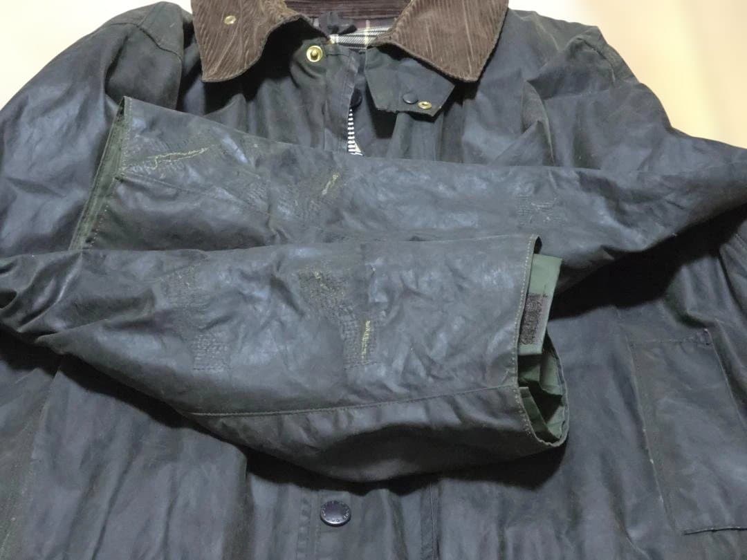 Barbour BORDER ボーダー 90s 44 セージ リワックス済！