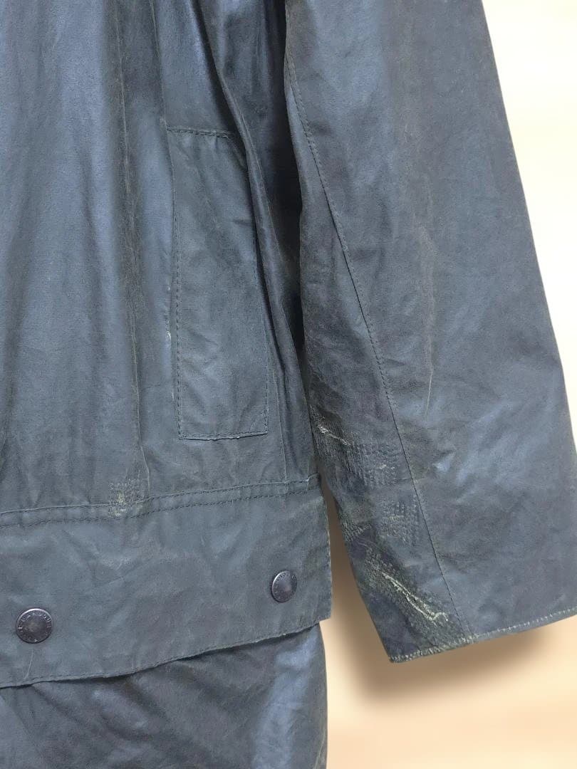 Barbour BORDER ボーダー 90s 44 セージ リワックス済！