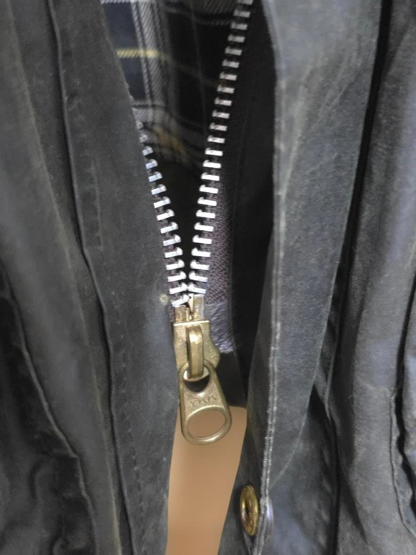 Barbour BORDER ボーダー 90s 44 セージ リワックス済！