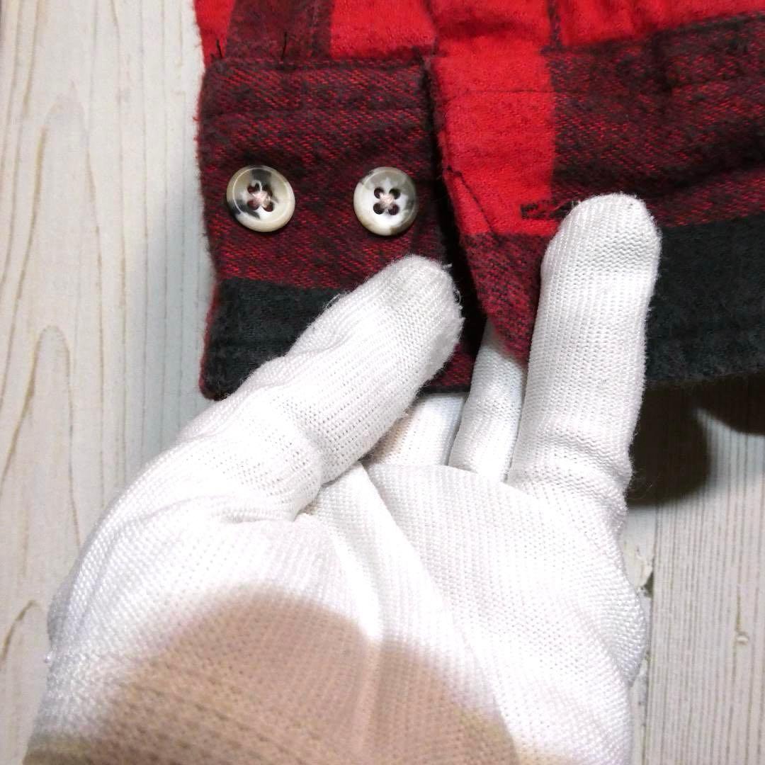 90's USA製　St. John's Bay バッファローチェックネルシャツ