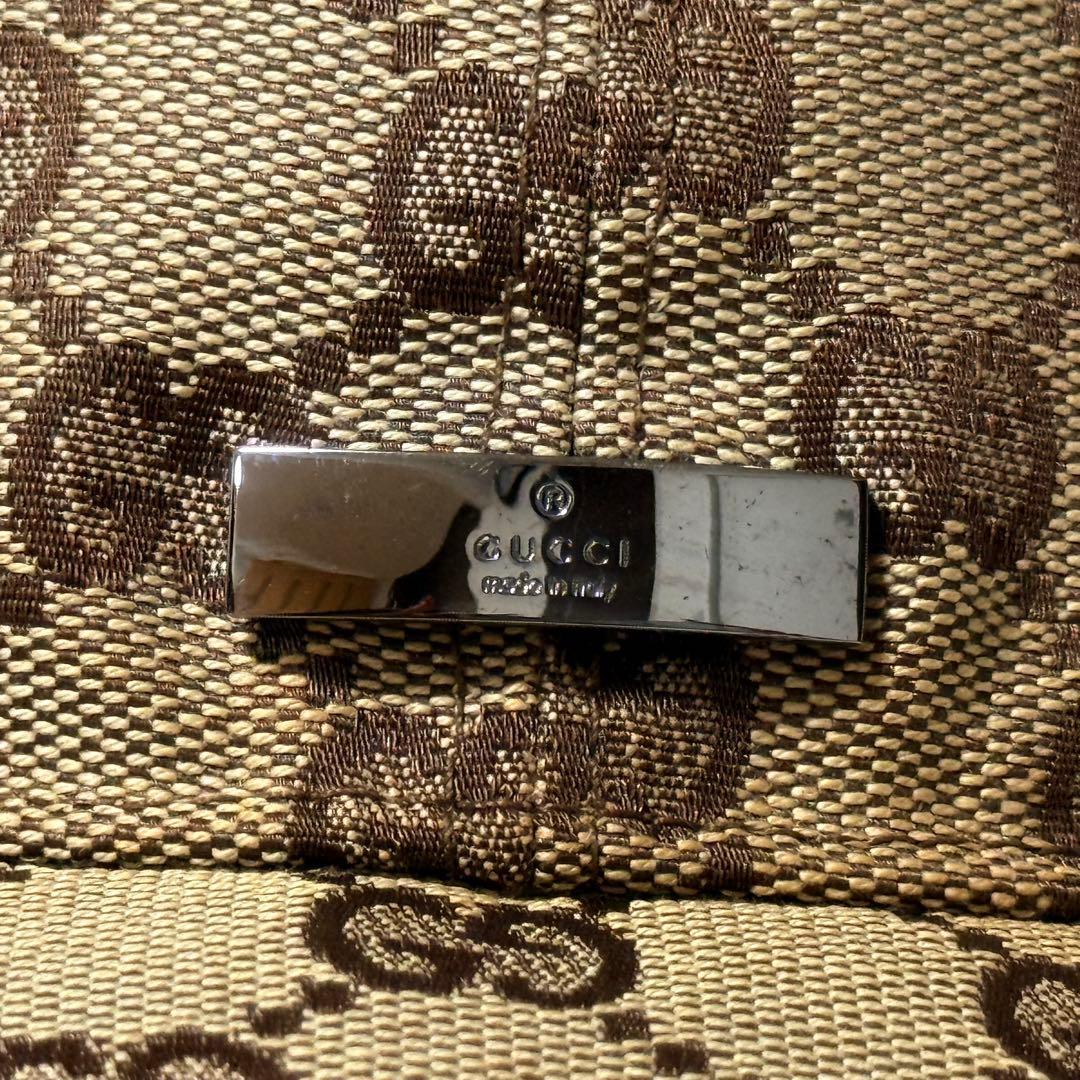 レア商品★GUCCI/GGパターン/ベージュ/Mサイズ/キャップ／オー