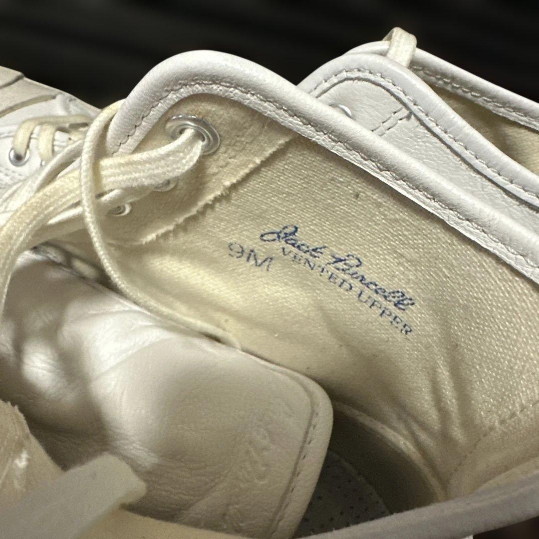さとし様美品★ジャックパーセル 白レザーハイカットスニーカー26.5〜27センチ