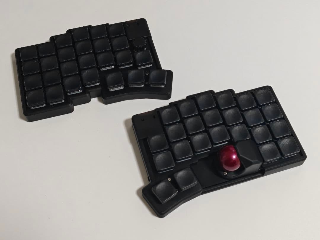 Glove51tb 完成品 低背トラボ ロープロファイル 無線接続 ブラック