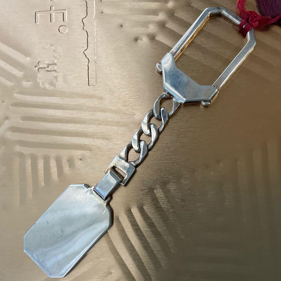 シルバー925　シンプルなキーホルダーアンティーク　レディース　メンズ