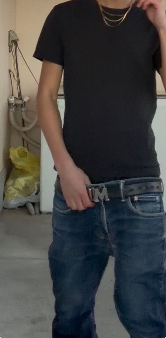 【廃盤】MCM ベルト ヴィセトス 本革 男女兼用