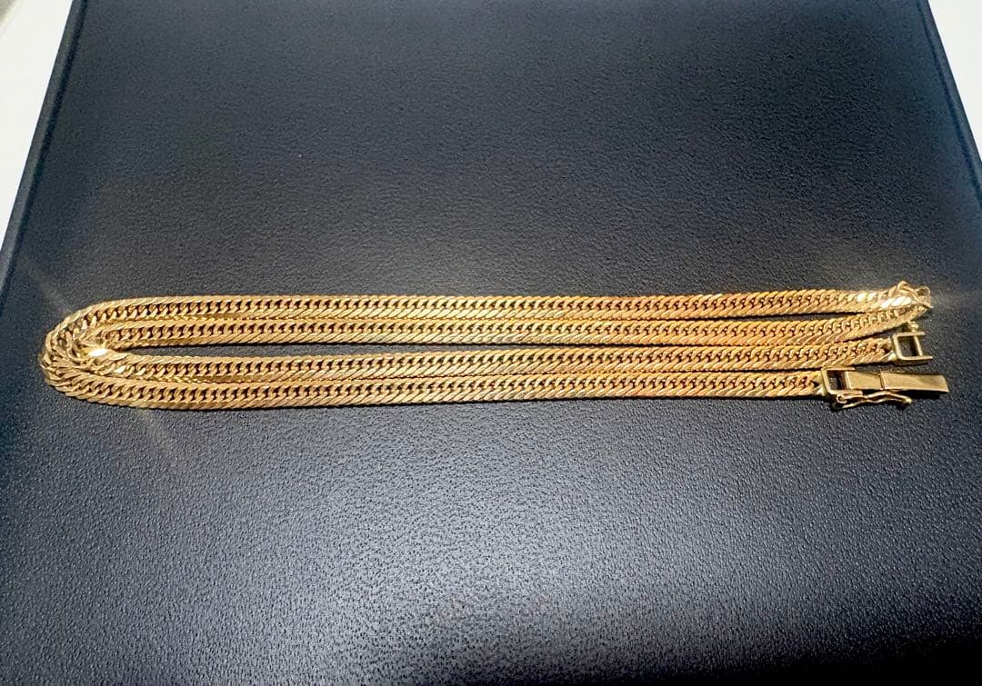 【喜平ネックレス】K18 ゴールド トリプル8面 20g 50cm