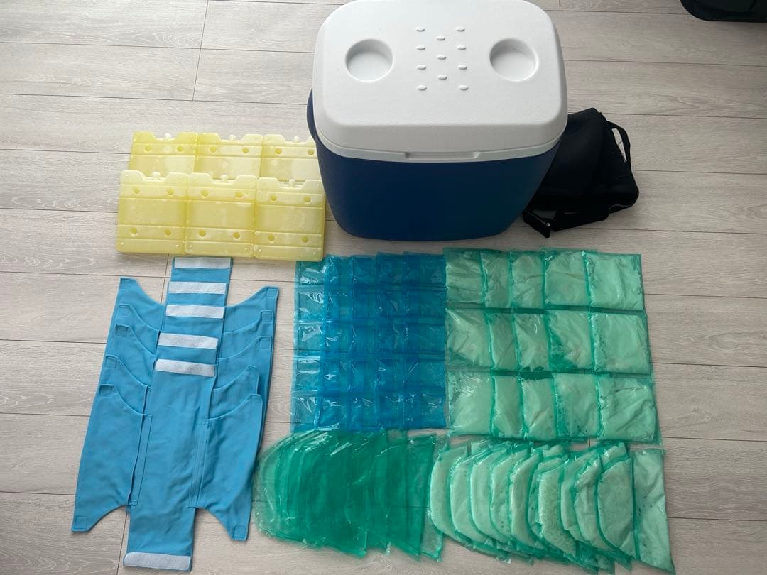 リンゴ⭐︎アイスジャパン　愛帽　頭皮冷却帽子　5時間分