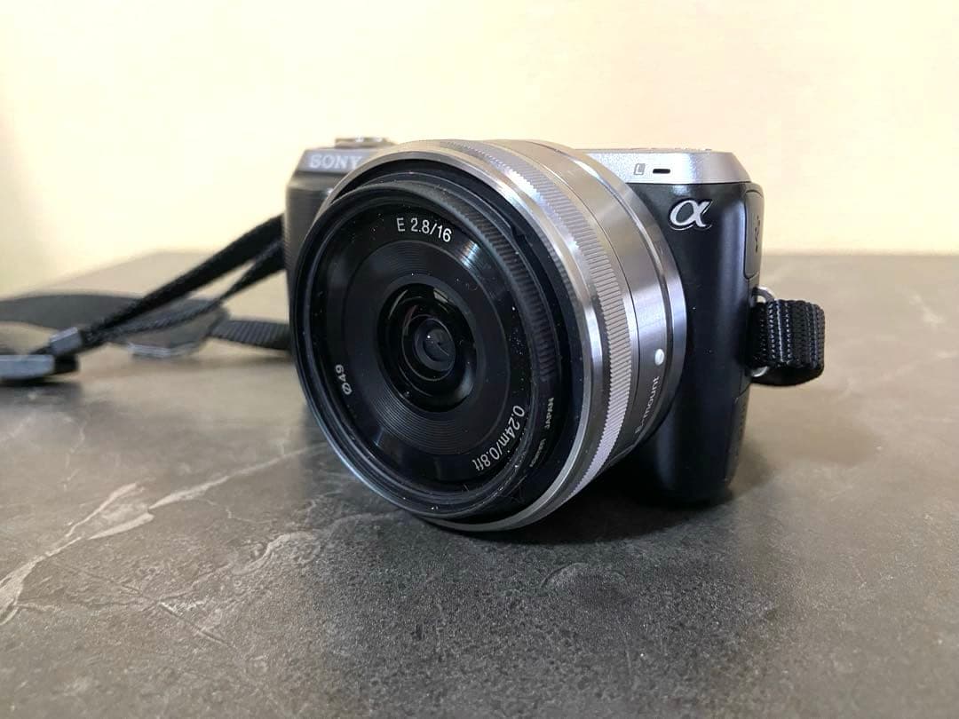 SONY NEX-C3 SEL1855 SEL16F28 ダブルレンズセット