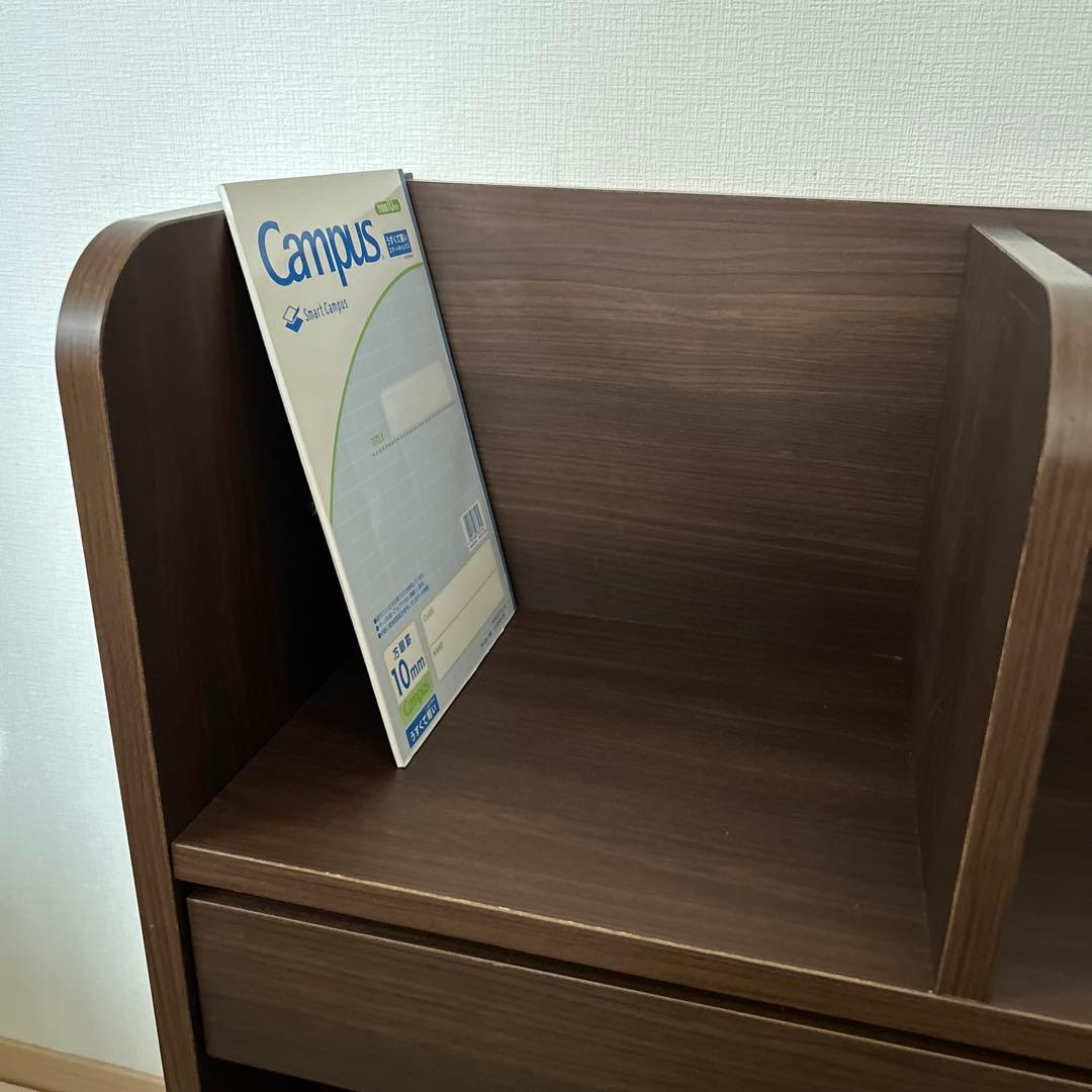 ランドセルラック　日本製　完成品　ウォルナット　本棚　キッズ　収納　充英アート